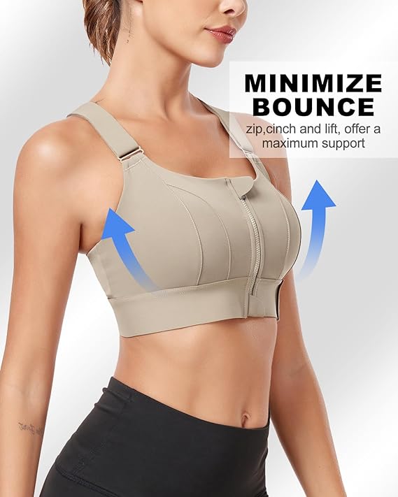 High Impact Adjustable Sports Bra