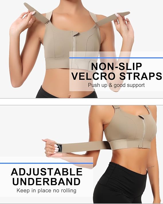 High Impact Adjustable Sports Bra
