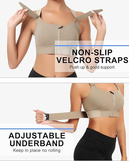 High Impact Adjustable Sports Bra