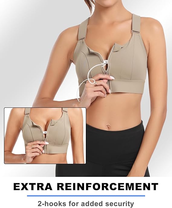 High Impact Adjustable Sports Bra