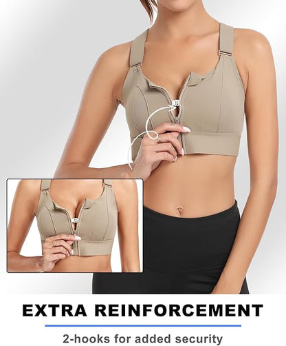 High Impact Adjustable Sports Bra