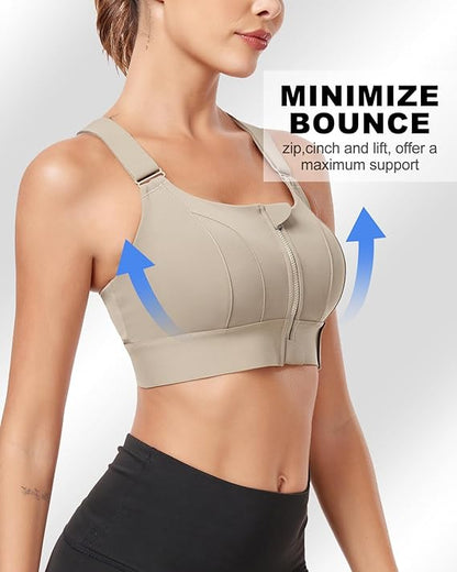 High Impact Adjustable Sports Bra