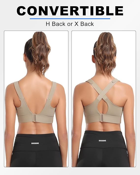 High Impact Adjustable Sports Bra